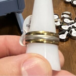 Gold and Silver Two-Tone Ring